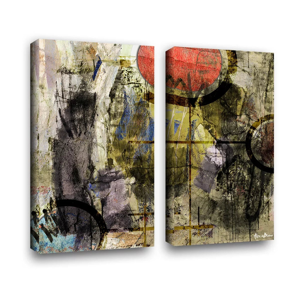 Exchange XXXII' Ready2HangArt Canvas 2-Pc 'Bueno Abstract Set special edition Art