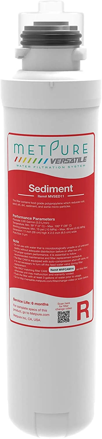 Composite, 50gpd GAC) + Bundle Extruded Sediment, Twist Set + Quick Filter Cartridge Blue Orange 1 (B) Metpure x Versatile Green (R) Replacement (1 x + x x (O) 1 Membrane, 1 MV-ROGBSET Carbon Red (G)