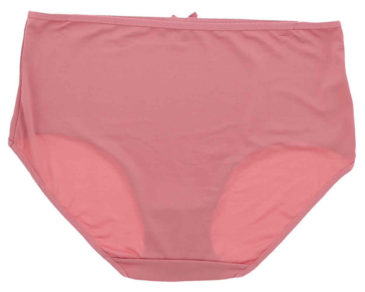 Classic Women's Floral Panties Sexy Size Pink Burke Intimates (5Pr) Plus Rise Delta Dots) Brief (X-Large, High