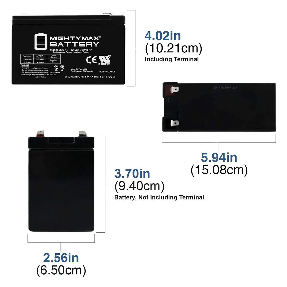 Electric - for Bike PC 9Ah Battery 500 12V 6 Merida Replacement Pack