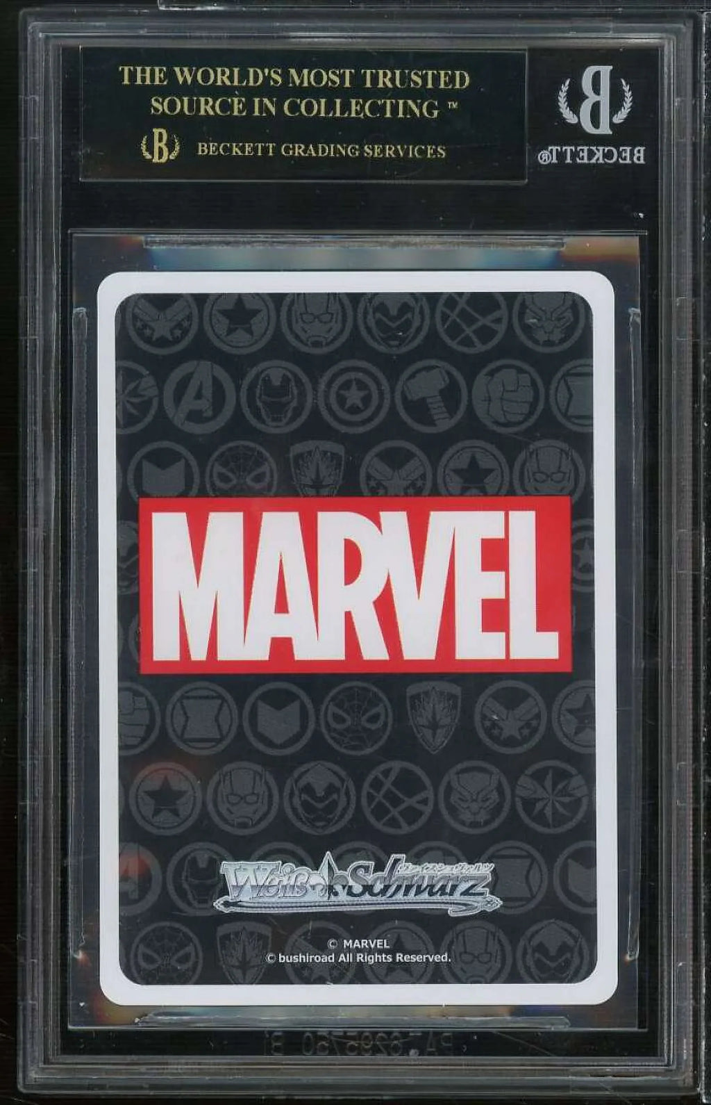 10 2021 (PRISTINE Falcon #mars98076 Collection BLACK) BGS Marvel Schwarz Weiss