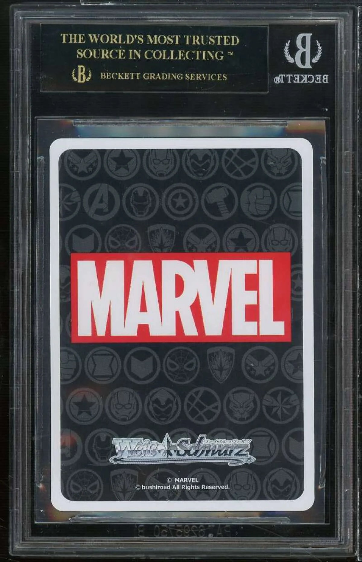 10 2021 (PRISTINE Falcon #mars98076 Collection BLACK) BGS Marvel Schwarz Weiss