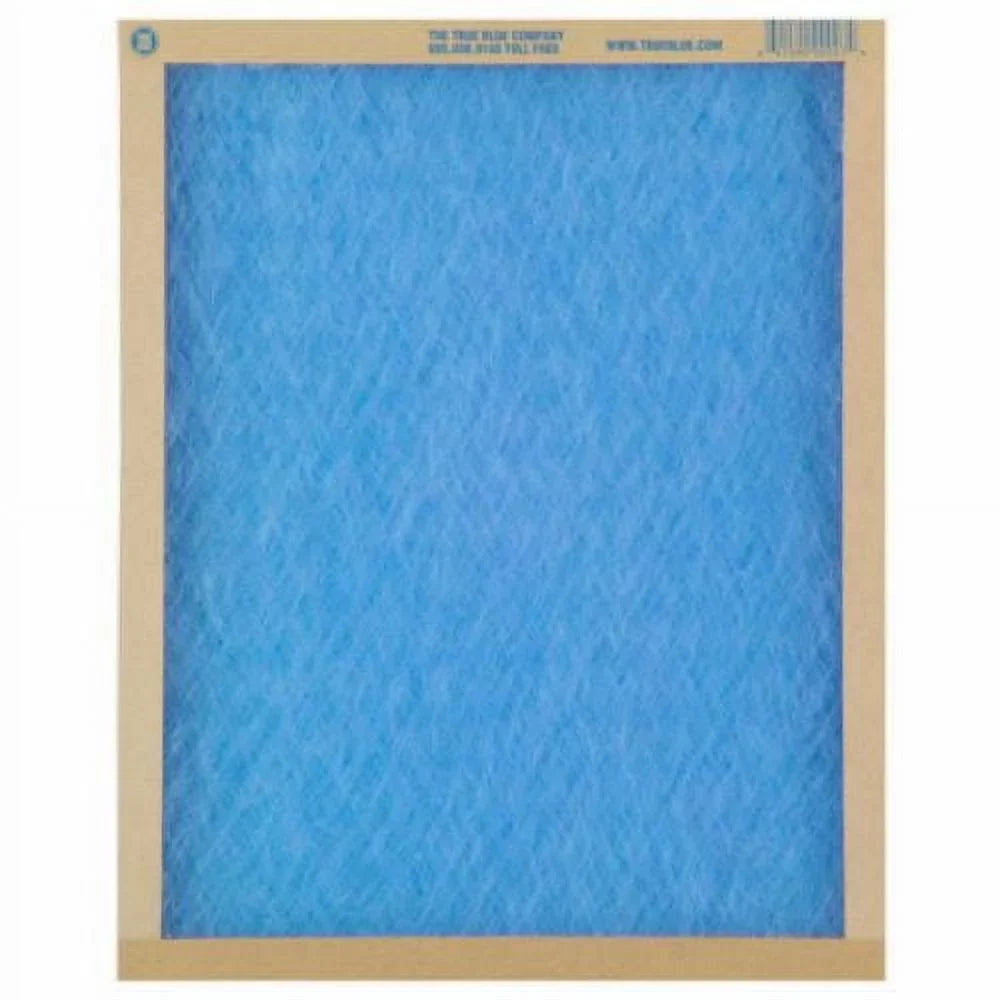 Furnace x Spun - Air of 10" Quantity Panel Flat True 1" Blue 2 Disposable x MERV 24" 110241 Filter 12 Fiberglass