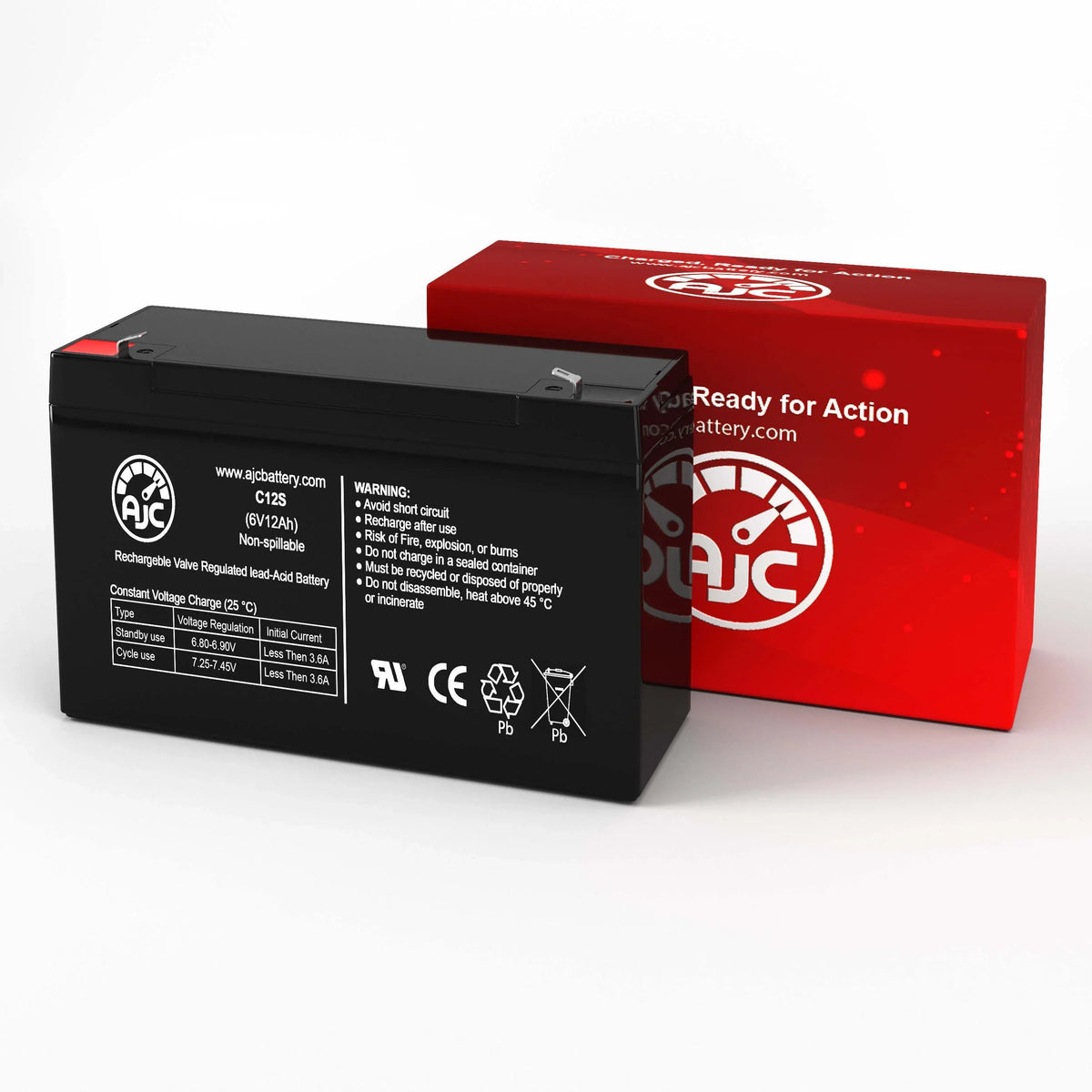 M300 This Sonnenschein - 12Ah Brand 6V Light Replacement an Emergency AJC Is Battery