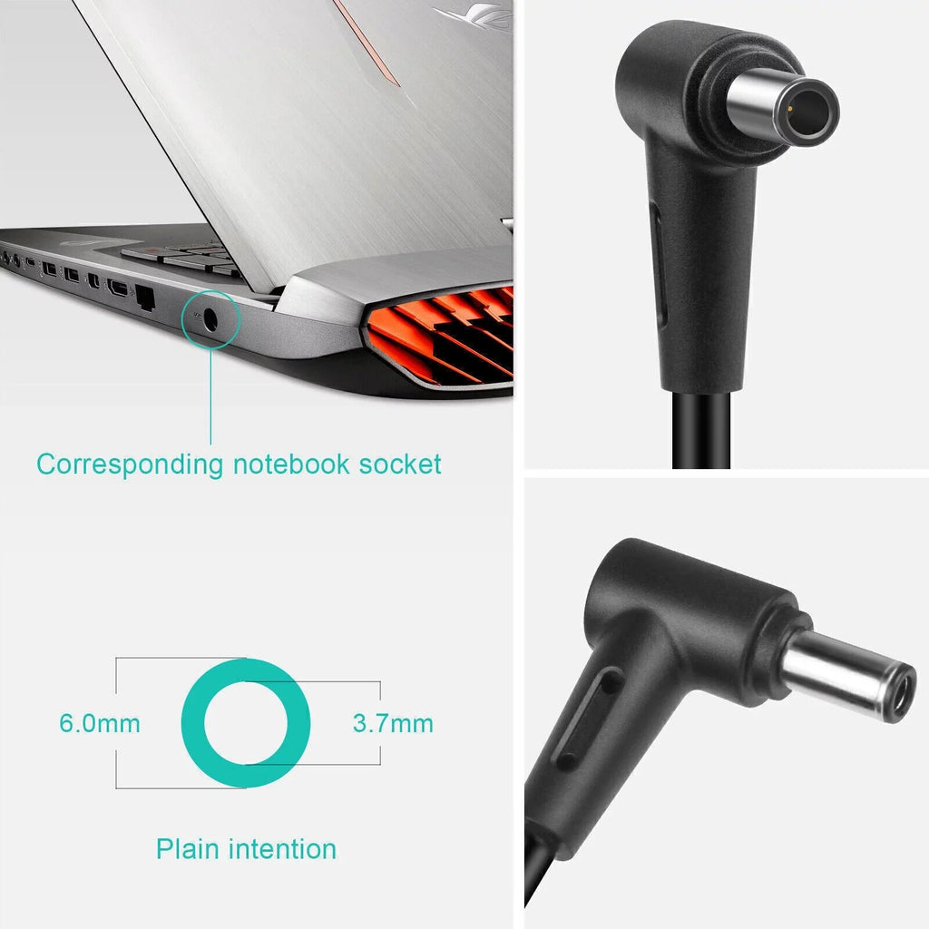Charger TUF F15 Supply with AC SKKSource Gaming Adapter Compatible FX506LH-HN236W ASUS 150W special edition Power 20V 7.5A