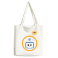 Canvas Bag Face TV Shoulder Cartoon Injustice Tote Clover Sack Small Expression