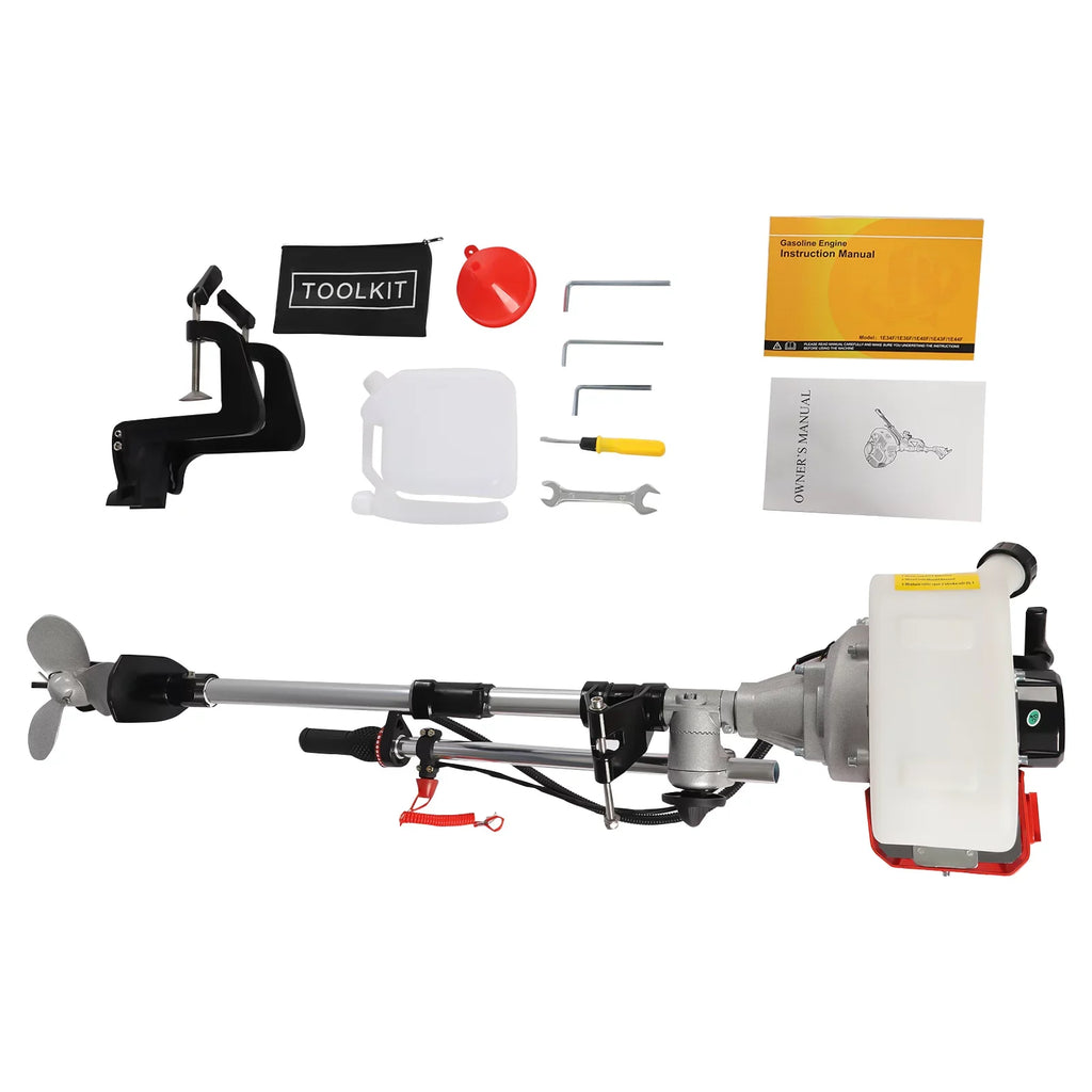 System Cooling Outboard Stroke Yachts Engine for Fishing YIYIBYUS Inflatable Air with Boat Boats Motor Marine special edition 2.3HP 2