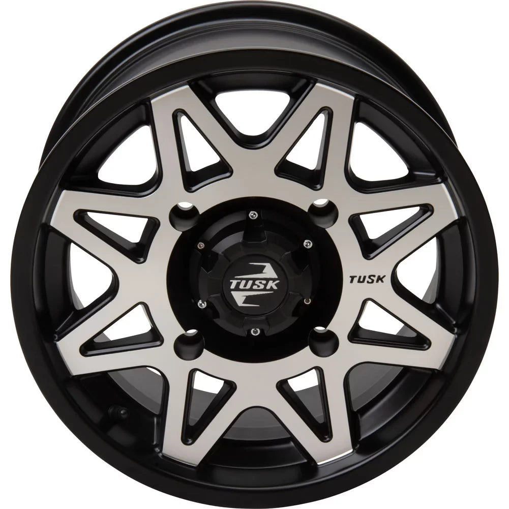 Tusk EPS VI Wheel Machined/Black 5.0 4/110 + Yamaha 14x7 Tintic 2022 Viking 2.0 For