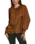 Blouse, new S, Brown womens Ramy Brook Isla