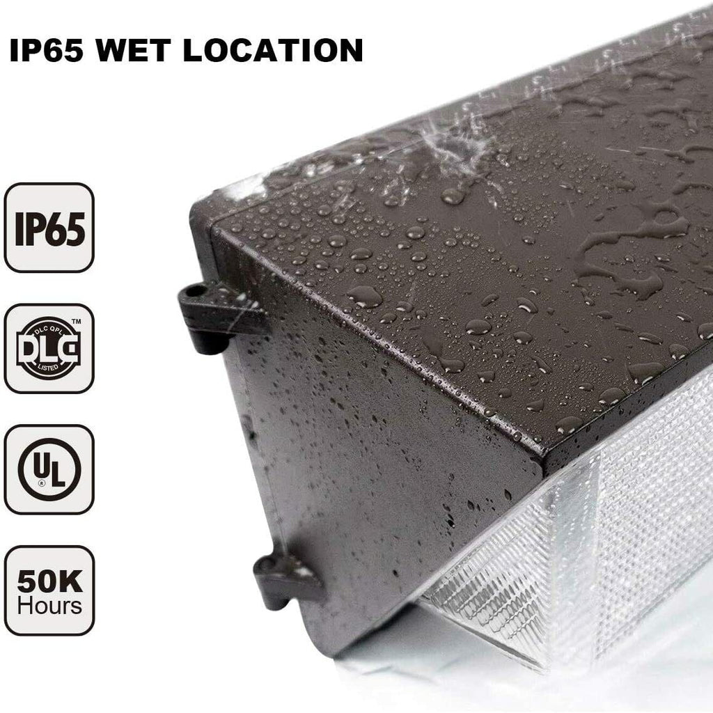 Pack trendy 100-277VAC, 5000K, Outdoor Weather UL/DLC LED Light, Resistant, Antec Wall 40W 5000 , IP65 Lumens,