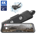 10" Parking Touchscreen, Dual-Channel Arc4K Seamless Mode, Design and GRDIAN Mount Magnetic Mirror Camera, Rear, Rear-View Front