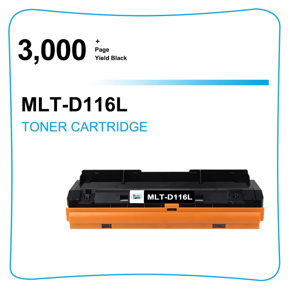 Toner Cartridge MLTD116L 2 116L SL-M2825DW D116L Pack) SL-M2625D MLTD116L SL-M2835DW (Black, MLT-D116L for Compatible