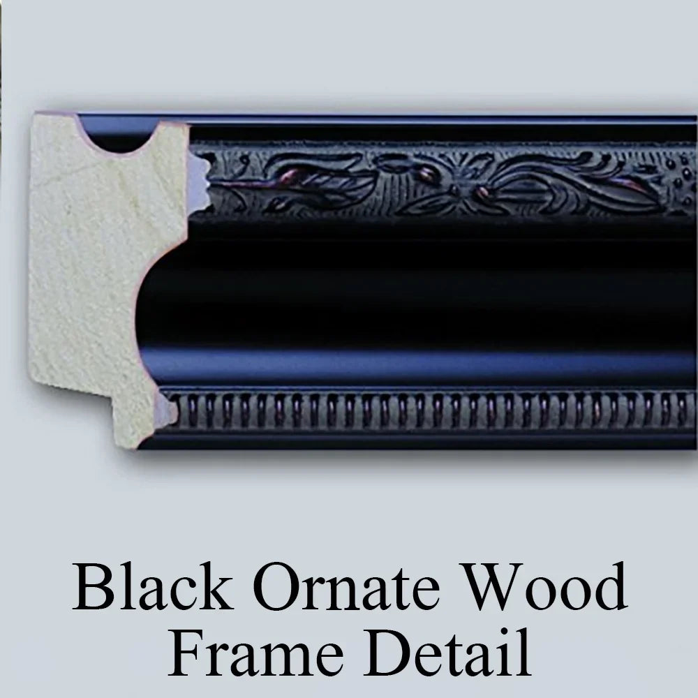 in Framed Ornate Men Museum Canoe Titled Winslow Print Matted Black Art Double - Homer (1897) a Wood high quality 18x12 Two