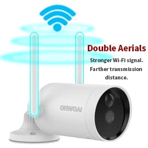 Detection, with Two-Way WiFi Camera, Camera, Vision & Security Wireless Solar Rechargeable Night new PIR Powered IP Battery Audio》Outdoor Panel, Solar Camera Surveillance Home Waterproof, Motion 《Truly