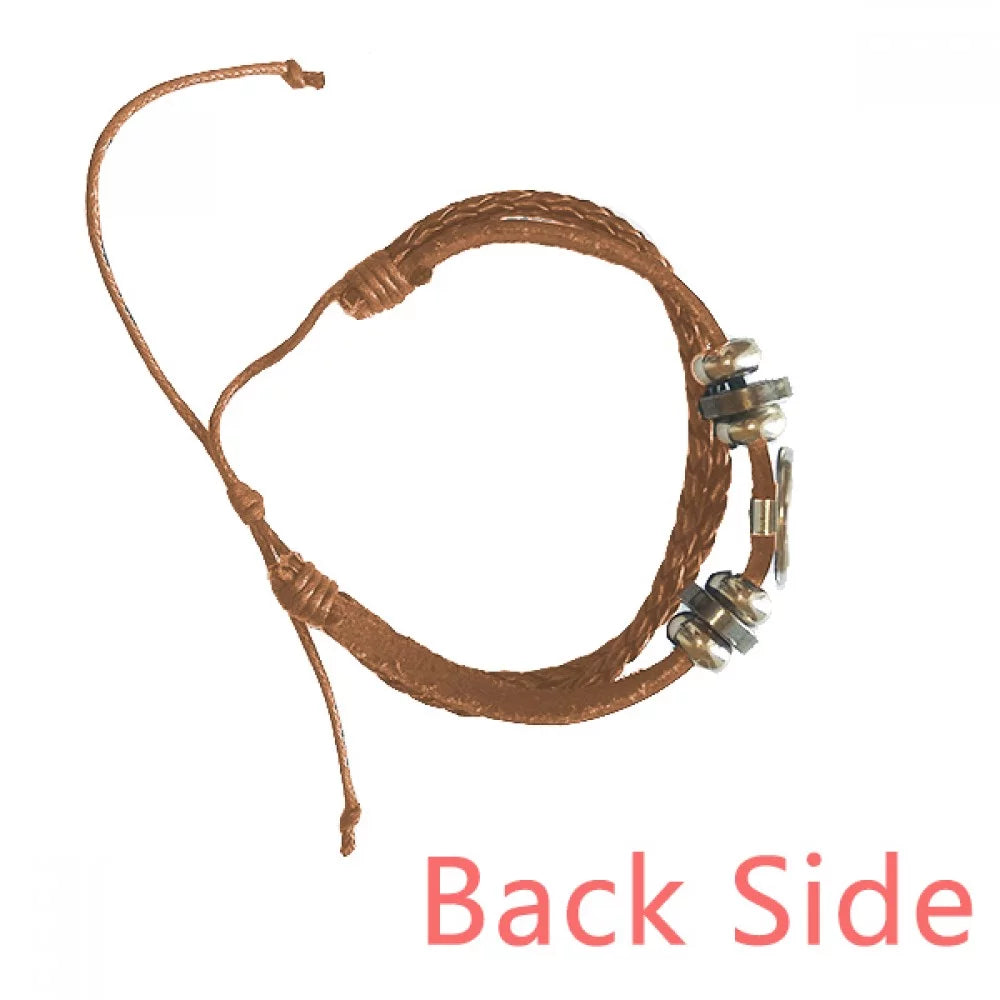 Jewelry Wristband Leather Ornament Shows Fashion Bracelet Cat Sport Tap Deco Art