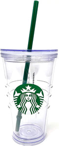 Straw Tumbler Logo With Traveler Clear Green 16oz Cup Grande high quality - Cold Starbucks
