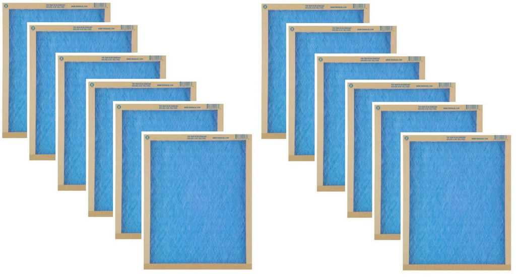 110301 x of MERV 12 Panel Air x Blue Disposable Flat True 1" 10" Fiberglass Furnace Filter Quantity Spun 2 - 30"