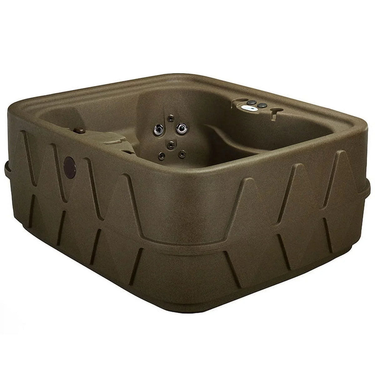 Powered Tub AR-400 w/LED Jacuzzi® Jet- Spas Select special edition - Hot Person Play 4- By waterfall Brownstone 20 and - Plug Aquarest