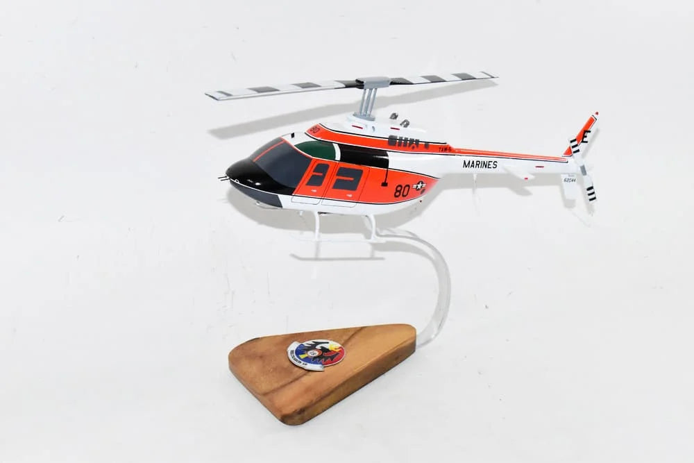 (Marines), Vigilant Ranger, Bell® TH-57c 1/31 HT-18 Model Scale new Sea Mahogany Eagles