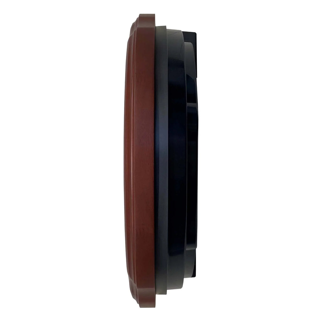 Wood Rotating Melodies Classic Traditional Motion, Crystals and Music Frame Pendulum Brown Pipes QXM392BRH In new Chimes