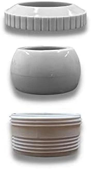 & Heavy-Duty Return Rotating Opening, Spa & Pack) Pool Thread 10 MIP Fitting | 1/2" Pool 1 For Inlet Spa Inground Flow Swimming | Directional Fitting Pro For DPM Eyeball Jet Hydrostream (Slotted