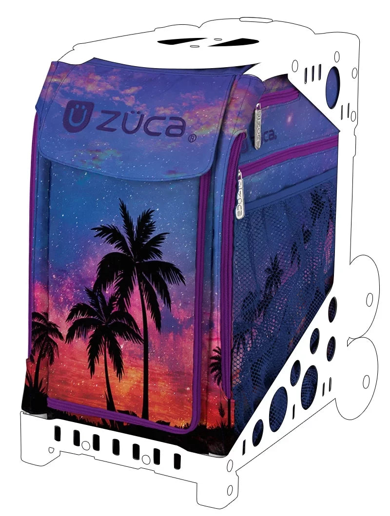with (Turquiose classic Flashing Zuca Wheels Life - Sport Island Bag 18" Frame)