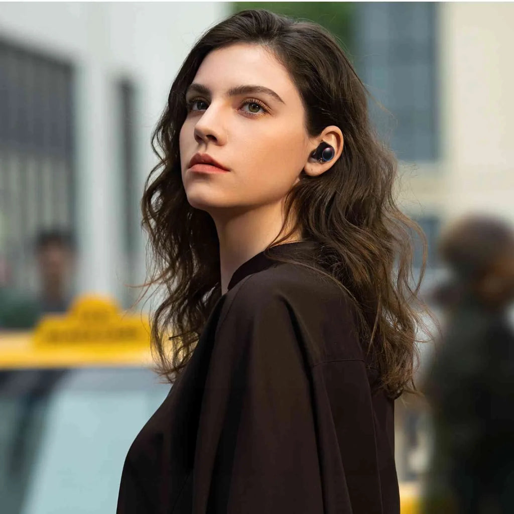 Boost Earbuds Connection, Dual True IPX5 with Case, Connect, Compatible UrbanX Bluetooth OnePlus Charging 2 Water 5.2 + Wireless classic Ace Bass Balanced, Black, Resistance, Bluetooth