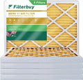 Air Filterbuy MERV Furnace AC 10x14x2 Filters (5-Pack) HVAC Pleated 11