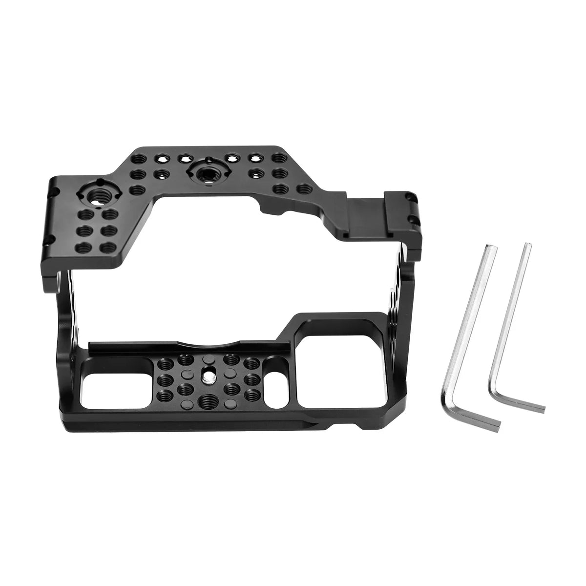 & with Replacement 1/4 Mirrorless Camera Cage Cold A7R3 classic Aluminum Video A9 Mount Alloy Screw 3/8 Shoe for Camera Inch Cage A7M3 Holes Inch