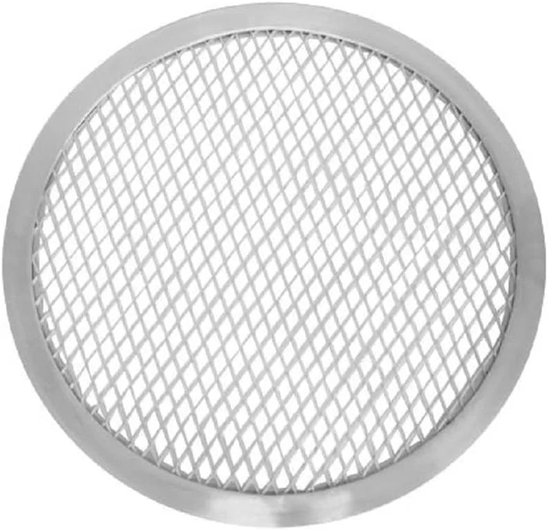 Round Pizza 2 & Rim- TrueCraftware- Pizzeria Restaurants Screen Pizza trendy Aluminum 8” Home of Screen Tray Pizza Round Baking for Pan Set Bakeware Tray Seamless Kitchen Baking