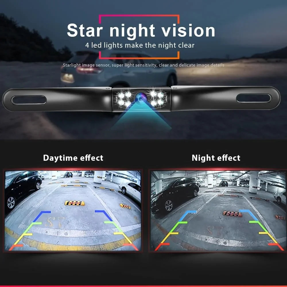 Camera new Waterproof Car Camera License Reverse Camera Rear HD Vision,podofo Plate Night Rear View Backup HD Ultra