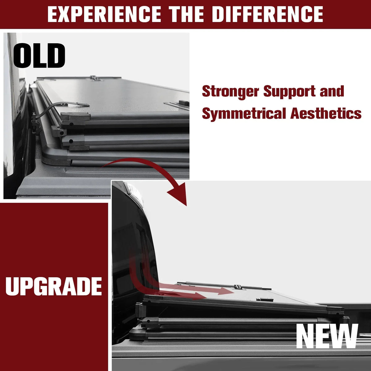 Bed | Ram 6.4ft Bed & 2500 special edition Tonneau 2003-2024 Tri-Fold Cover Kikito | Rambox Hard Truck System FRP 3500 (74.6in) 1500 Without Deckrail for Professional