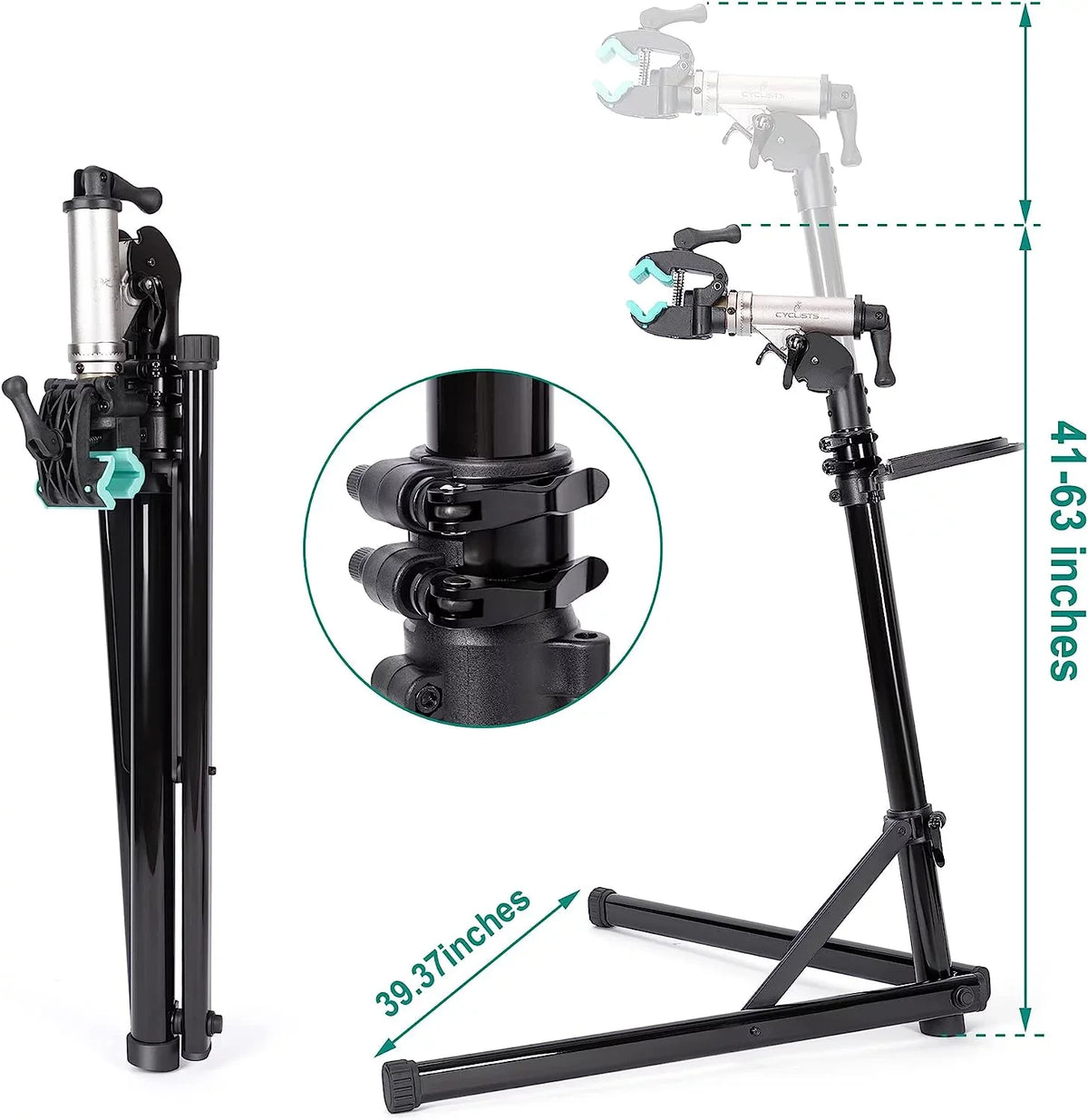 Mechanics Road Maintenance Workstand 110lbs)- (Max Mountain and Bicycle for Stand Repair Bike for Load Bike Load Repair Bike classic Shop 55lbs/ Stand Home - Stand(Max Bike 110lbs) E Bike