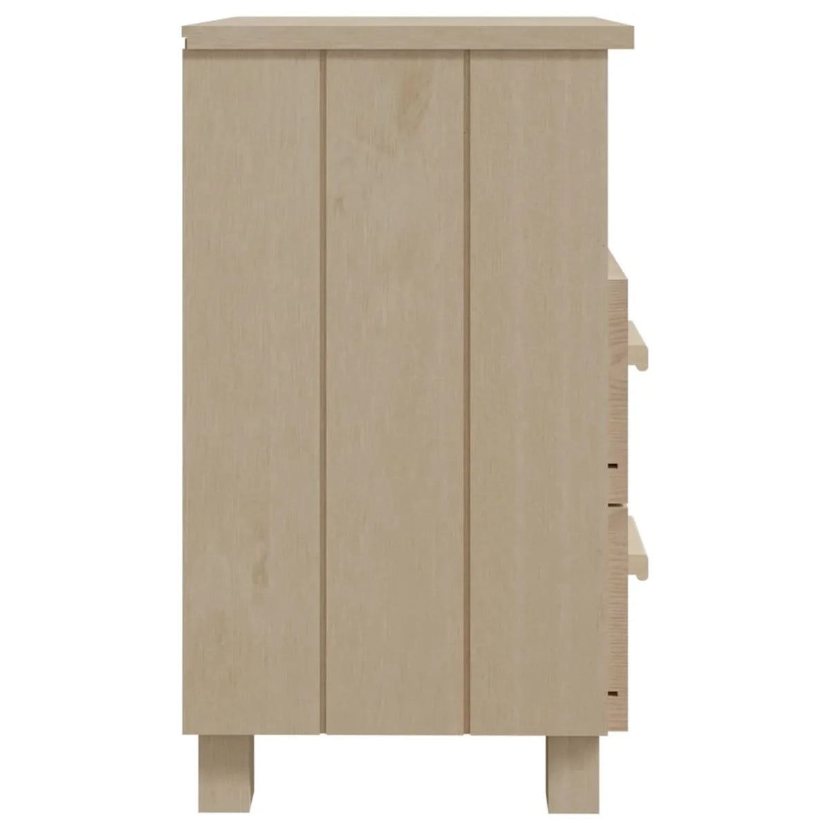 HAMAR Htovila Honey Wood 15.7"x13.8"x24.4" Brown Solid Cabinet Pine Bedside