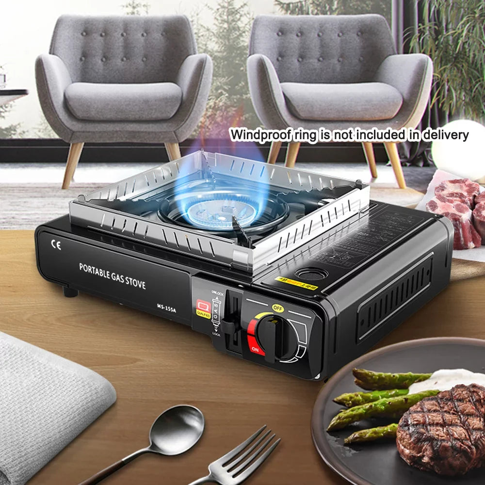 Butanes trendy Stove, Gases 2.9KW High Portable Hiking Stove Barbecue for Cassette