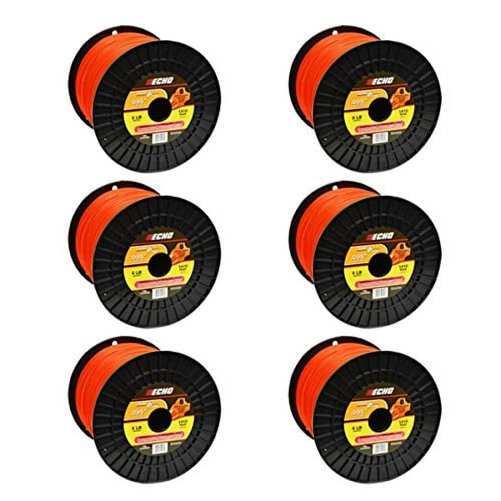 Genuine Lb .095" Spool 5 (dia.) Echo Cross-Fire 316095053-6PK Trimmer Line