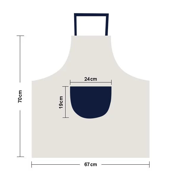 Bag Apron Greening BBQ Linen Pinafore Cotton Virescence Bib Pocket Kitchen Afforest Adjustable