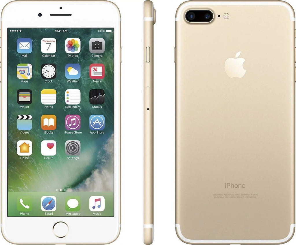 Gold GSM iPhone Unlocked - Plus (Refurbished) 256GB, Restored 7