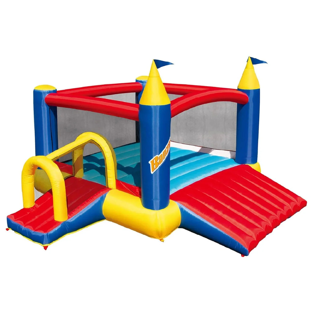 Slides 2 and Slide Complete Bounce Air House with N’ Banzai Fun Set Blower