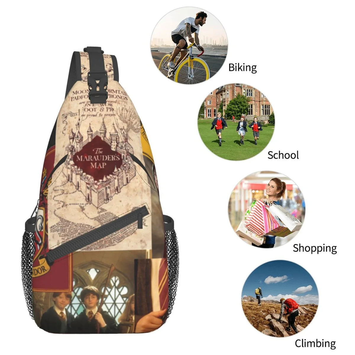 Crossbody Logo Sling Diagonally Women Potter Bags For Adults Travel Harry Bag Men Teen Daypack Backpack Chest