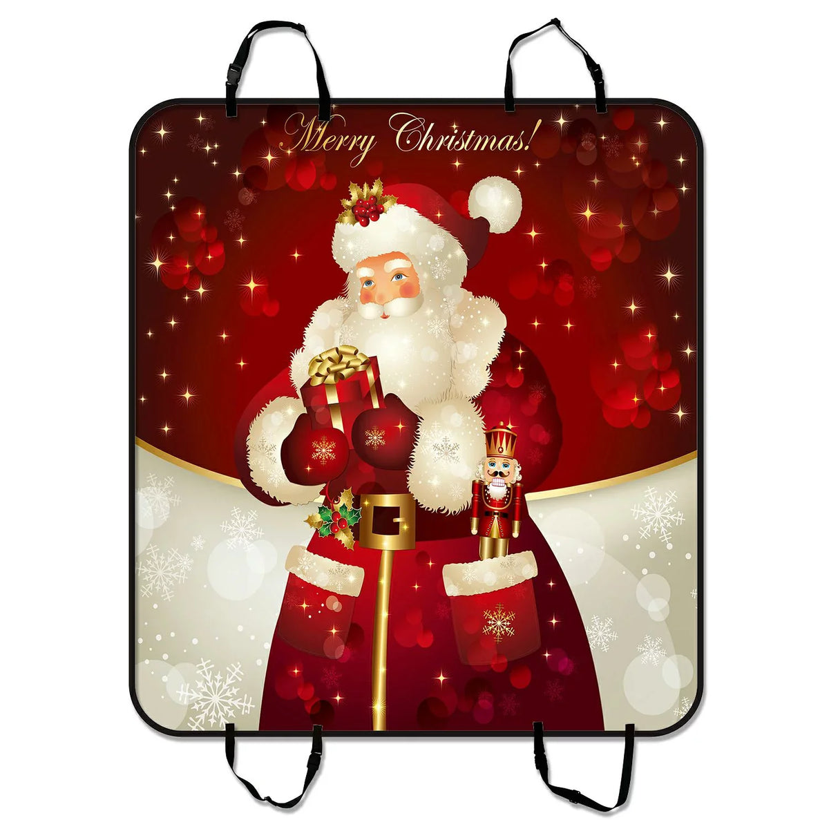 Car Cover Merry 54x60 Claus and Car Santa For inches Dreamlike GCKG high quality Trucks Mat Mat the Pet Mat Seat SUV Dog Hammock Seat Trunk Cargo Cars christmas