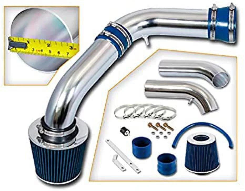 Short Ram Dodge Air 2500 Combo Filter + Kit 4.7L 03-07 / Compatible 02-07 Ram Racing 3500 Ram 3.7 new 1500 Dodge Rtunes 5.7L BLUE 1500 For Intake