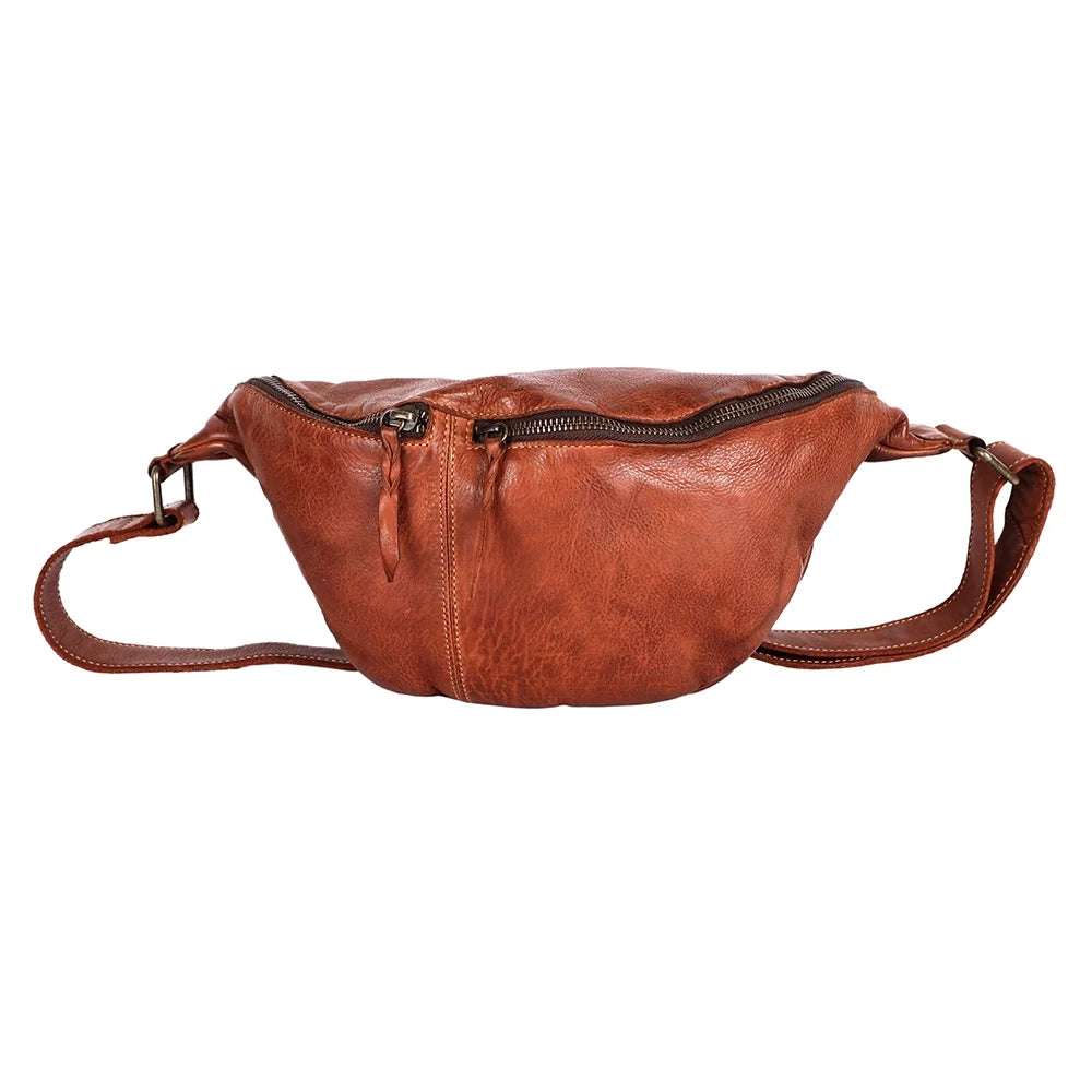 Fanny NM Vintage Mind Handbag Genuine Never Leather Women Bag Handmade Cowhide Western Purse Nmbgm153 Pack