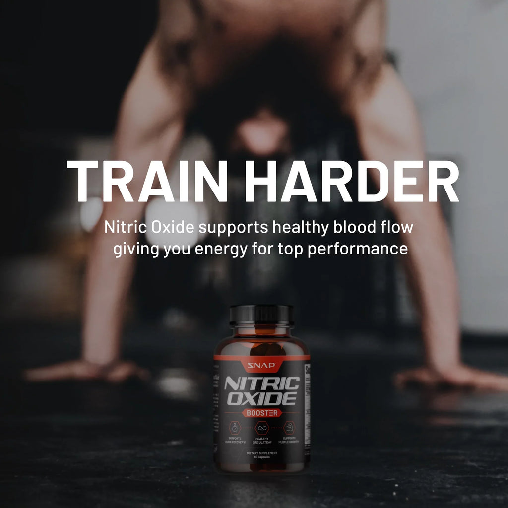 Heart + 90 Supplement Capsules and Health trendy Nitric Bundle, Booster Oxide 60 Snap Supplements