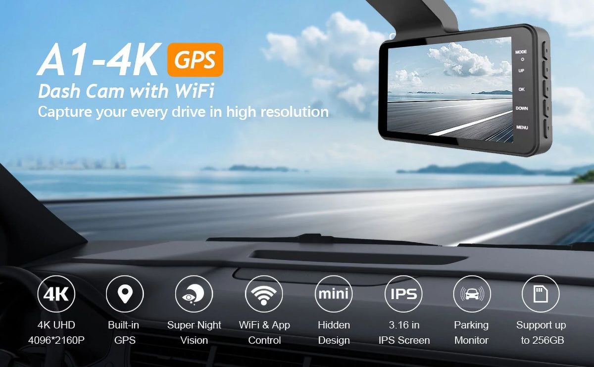 free vision front 4 night camera dash New installation lens rear HD wholesale inch recorder driving dual and