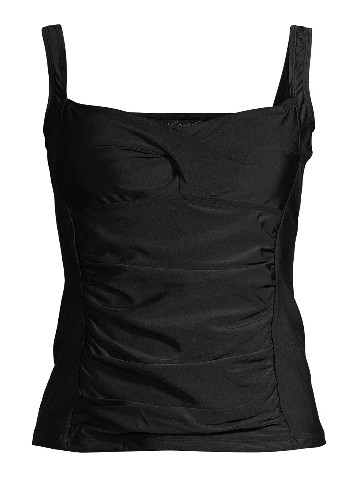 Princess Top Solid Swimsuit Vanderbilt Ruched Gloria Tankini