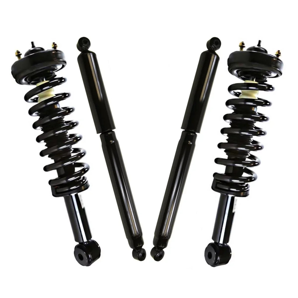 4WD for & 2013 2011 3.7L AutoShack Springs Shock Set 5.4L F-150 4 Strut 2012 2009 and Complete Front Coil 4.6L Absorbers SUSPKG11001 Ford of 3.5L 2010 V8 Kit Replacement V6 Rear