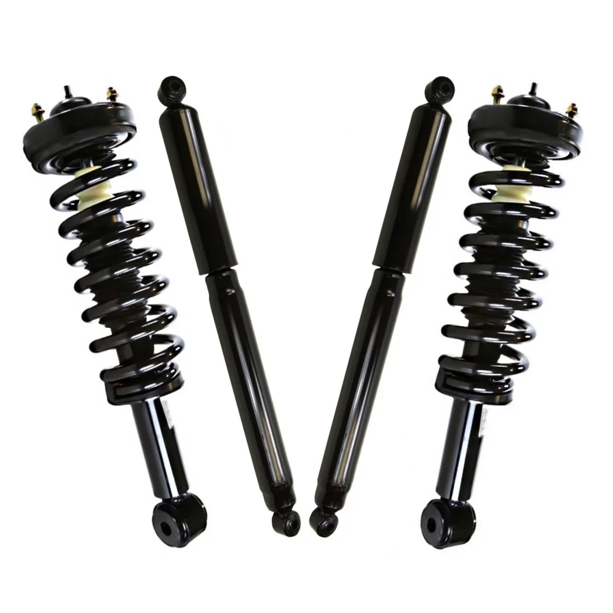 4WD for & 2013 2011 3.7L AutoShack Springs Shock Set 5.4L F-150 4 Strut 2012 2009 and Complete Front Coil 4.6L Absorbers SUSPKG11001 Ford of 3.5L 2010 V8 Kit Replacement V6 Rear