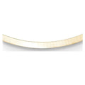 Women 18K for mm 4 16" Polished Solid classic Omega Chain Necklace Auriga Gold Flat Yellow