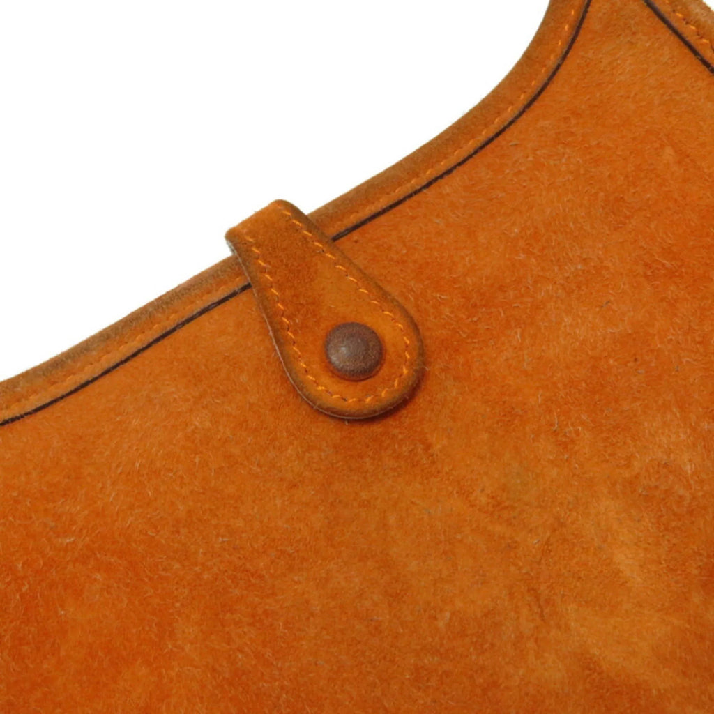 Bag H Dobris Orange □ (Fair) new TPM Pre-Owned Engraved Evelyn 0069HERMES Hermes Shoulder